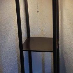 Stand Up Lamp With Shelves 