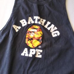 A Bathing Ape Orange Camo BAPE T-Shirt ( sleeve and bottom hem cut off) for  Sale in Downey, CA - OfferUp