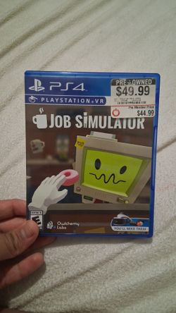 PS vr games ps4. moss, job simulator Look at Description!