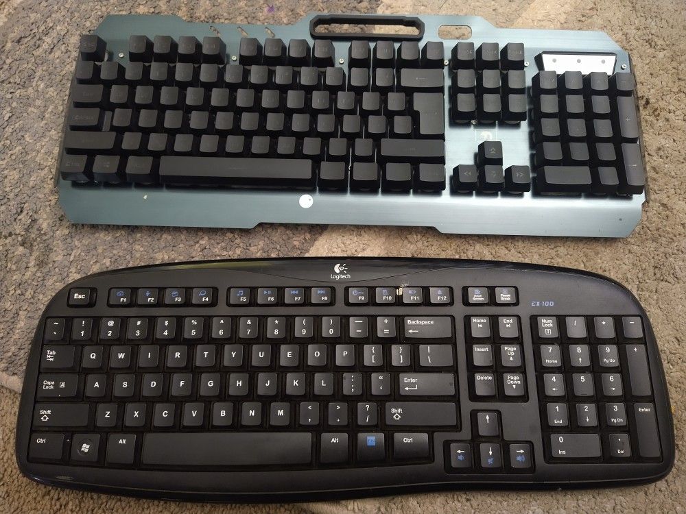 2 Keyboards And a Mouse (All Missing Dongles)