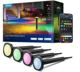 Govee Outdoor Pathway Lights 2, 4 Pack,