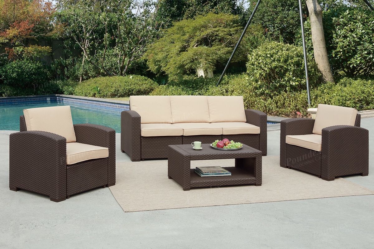 4pc Patio Set @Elegant Furniture