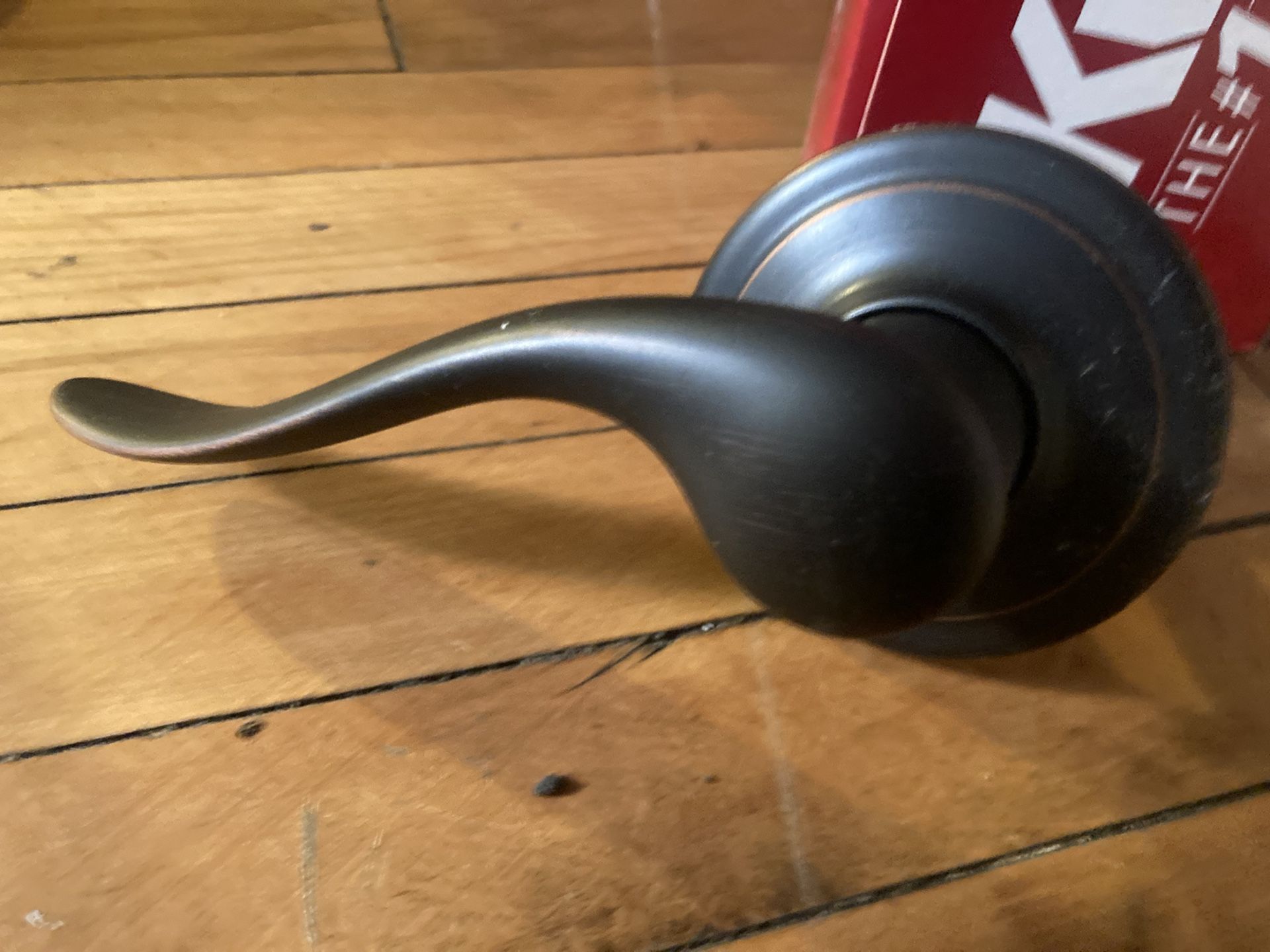 Kwikset Interior Door Handles - Antique Bronze