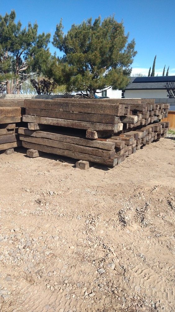 Railroad Ties 9'x8"X6" for Sale in Palmdale, CA OfferUp