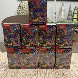 Pokemon Phantasmal Flame Booster Bundle Qty Of 9
