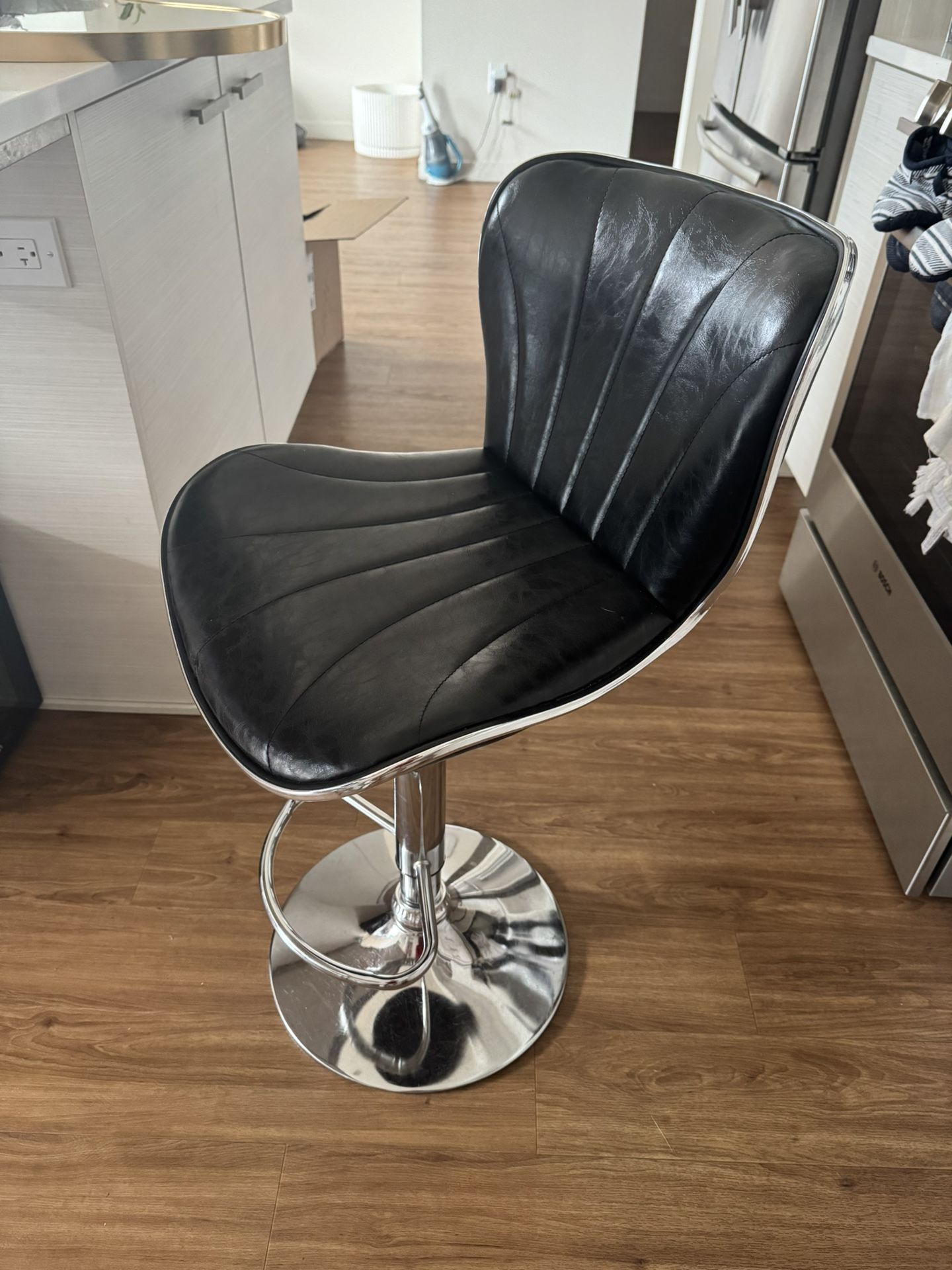 Swivel Adjustable Bar Stools - Set of 2