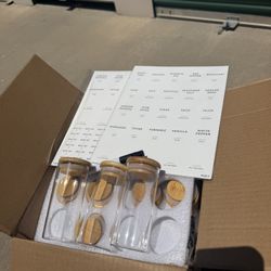 20 Pcs Glass Spice
