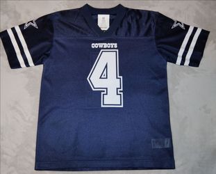 NFL COWBOYS Dak Prescott #4 Youth Large 12/14  Jersey