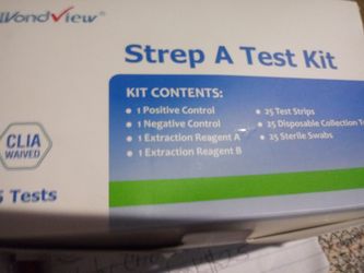 Strep a test kit