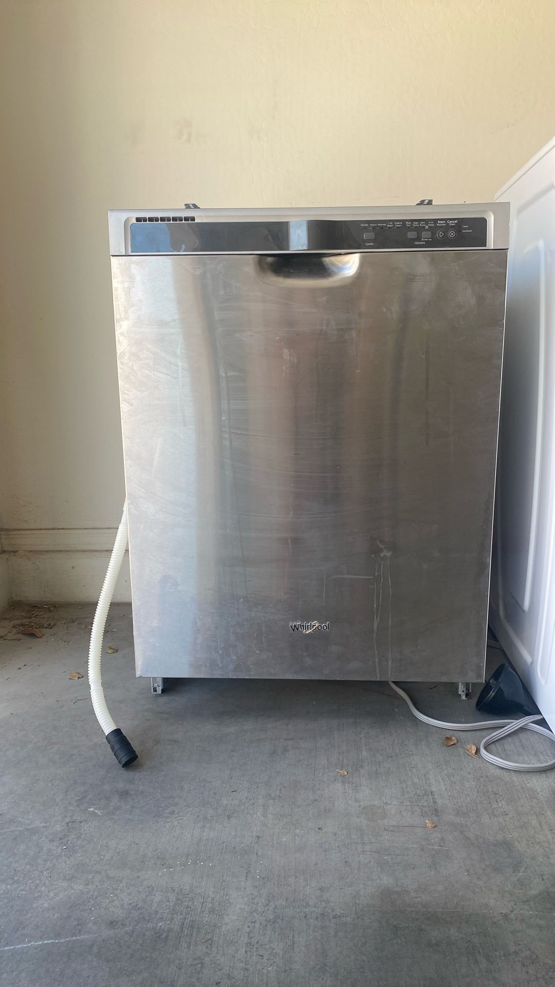 Full Sized Whirlpool Dishwasher
