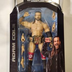 ALL ELITE WRESTLING SERIES 10. UNMATCHED COLLECTION # 75. ADAM COLE 6 " ACTION FIGURE. 