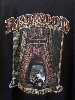 Vintage Harley-Davidson Redwood Eureka CA T-Shirt - 3XL, Great Condition!
