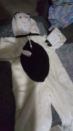 cat or panda costume size