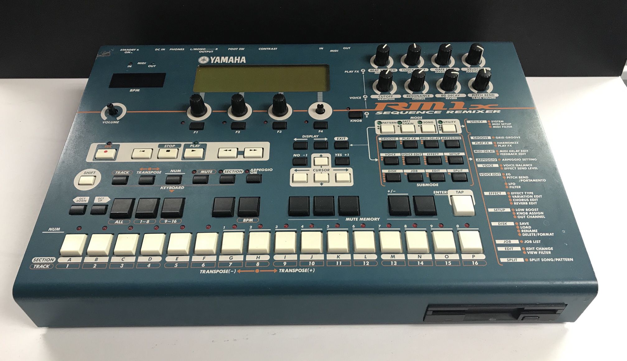Yamaha Rm1x Music Sequencer Drum Machine Synthesizer Rm 1 X