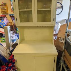 Antique Bakers Cabinet 