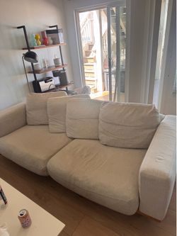 West Elm Andes Sofa in Stone Twill