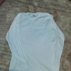 Supreme Tee Long Sleeve White