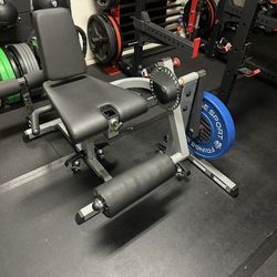 Body-Solid Seated Leg Extension Leg Curl 2 leg movements, 1 compact frame. Take your home gym leg day to the next level!