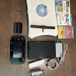 Nintendo Wii U With Wii Fit And 5 Games $150  For All