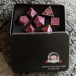 Purple, Bronze, & Green Dice Set