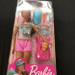 Hiking Barbie With Dog And Accessories