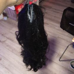 32"Synthetic Wig Holds Heat Low