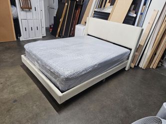 Queen bed and mattress