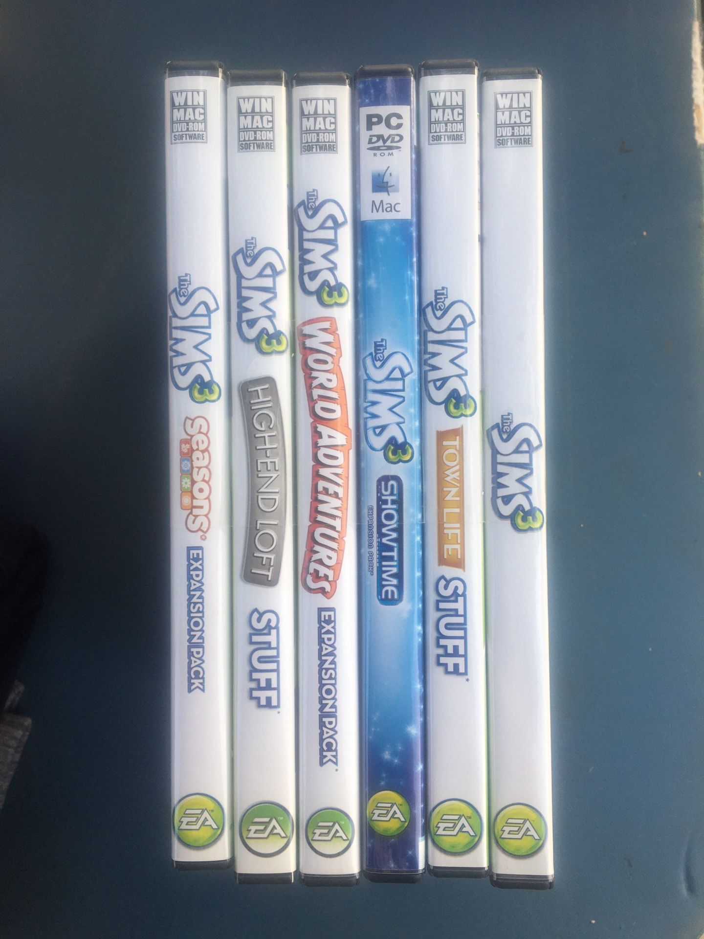 Sims 3 Base Game SIX Expansion Pack PC Computer Bundle Lot Gift Set