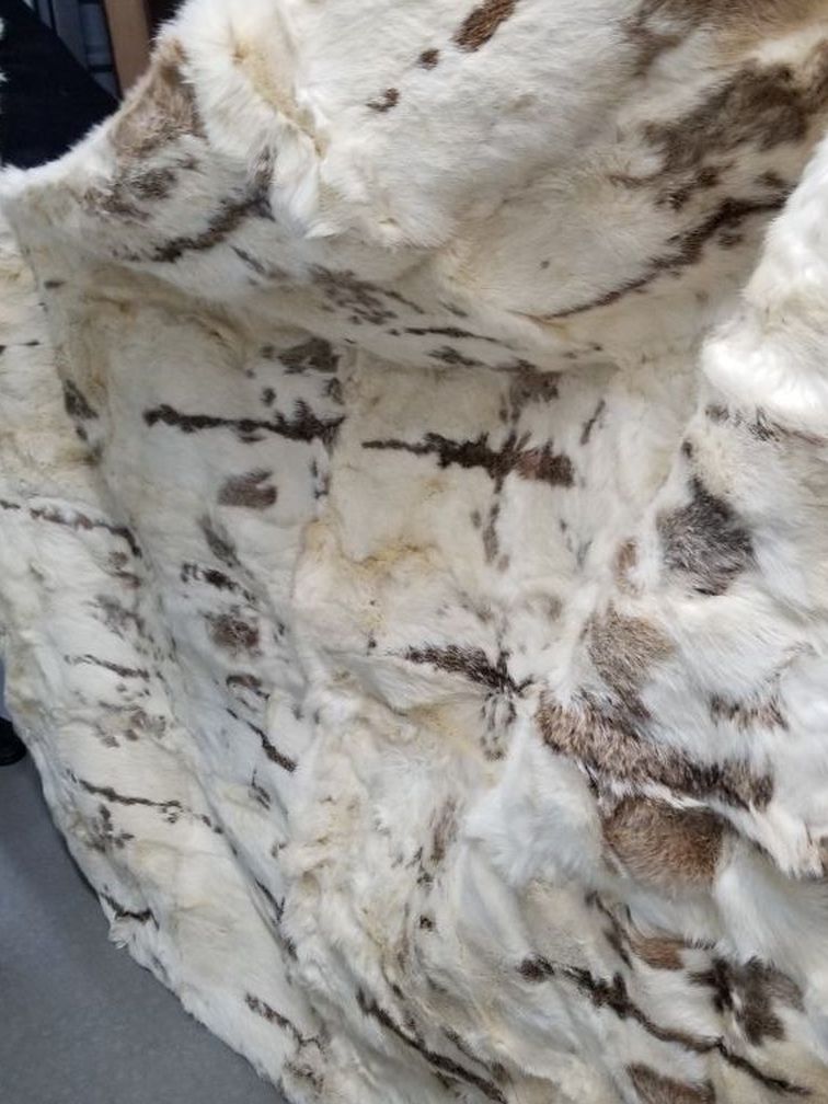 Vintage Fur Blanket/Throw