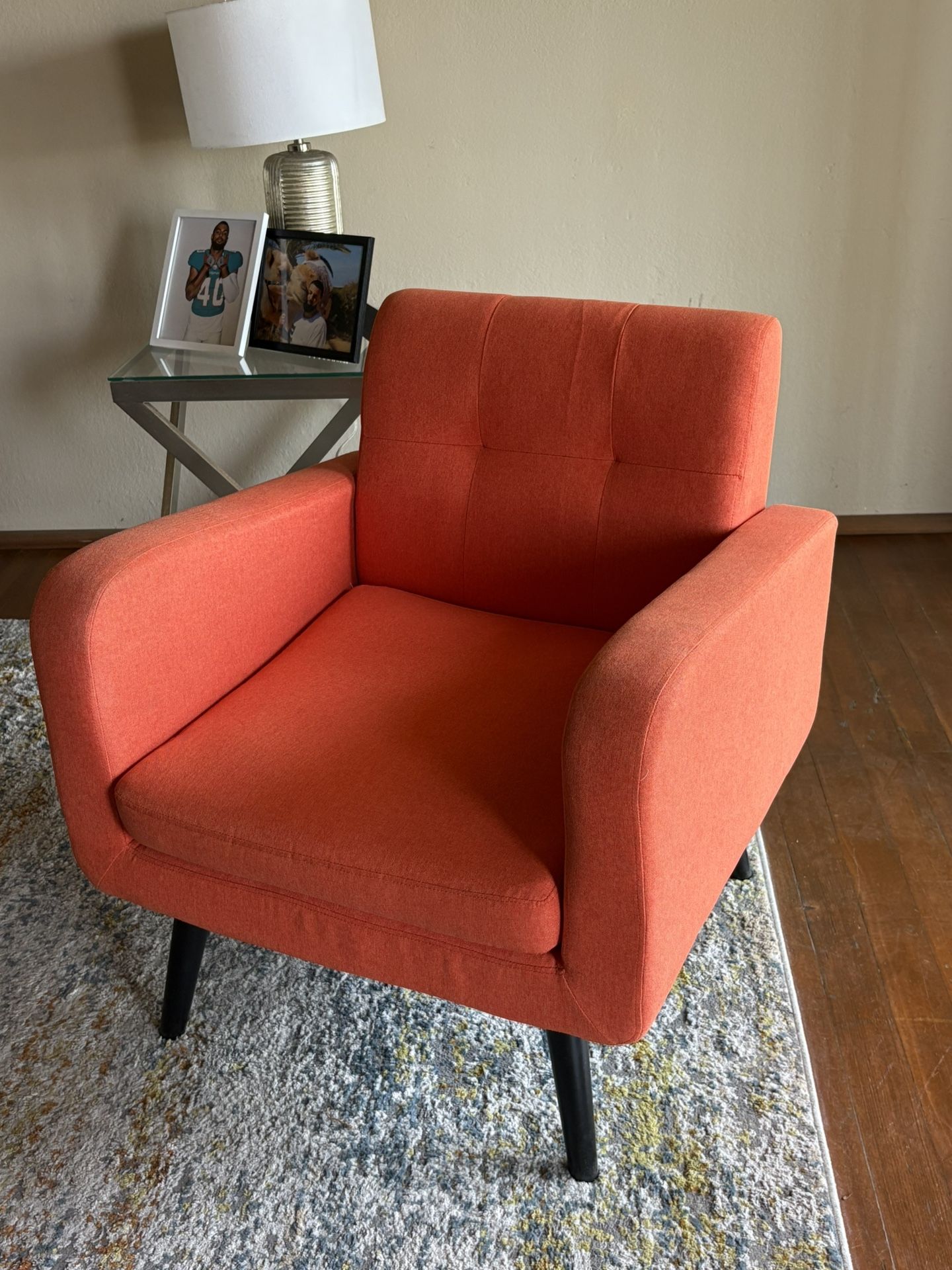 Orange Fabric Chair