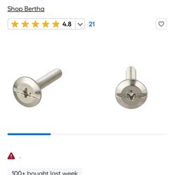 Hurricane Shutter Sidewalk Bolt 1.5 Long