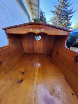 Beautiful heirloom quality baby cradle ❤️ SOLID WOOD