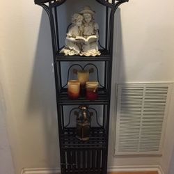 The Aegean Collection - Metal 3 Tiered Shelf Cabinet