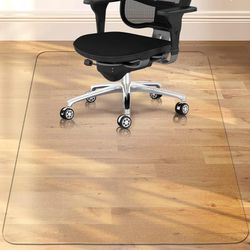 Sycoodeal 1/12 Inch Extra Thick Transparent Clear Office Chair Mat Heavy Duty Floor Protector Chair Mats for Rolling Chairs 48" x 36"
