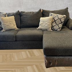 Dark Gray Sectional 
