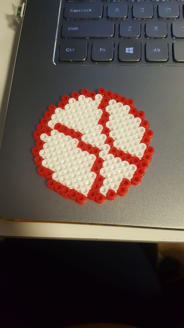 BASEBALL PERLER BEAD