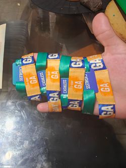 3-Day GA Festival Wristbands Lot