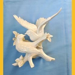 

Lenox X birds, wedding promises, dove cake topper -

