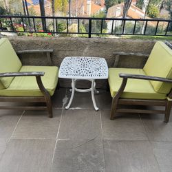 Patio Furniture Set With Table 