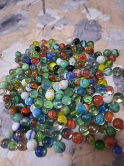Vintage - MARBLES COLLECTION JUMBOS-SHOOTERS-PEEWEE'S ' OVER 300