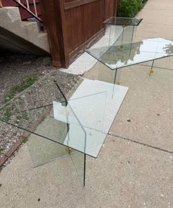 Glass tables