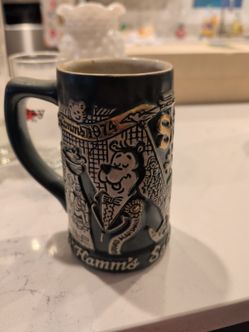 Hamm's Beer 1974 Collectible Ceramic Stein