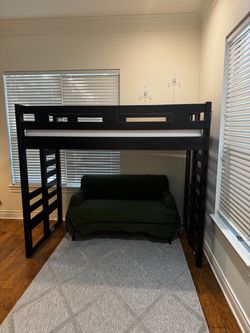 Twin loft bed- Like New Condition