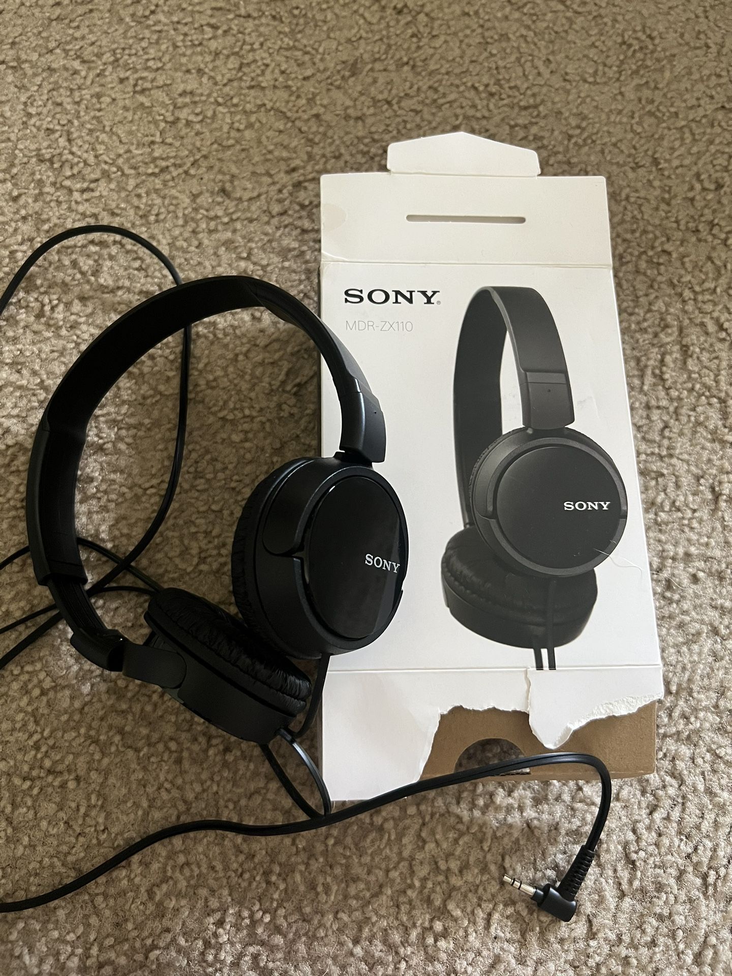sony stereo headphones mdr-zx110