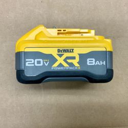 Dewalt Lithium Ion 8Ah 20v Max Li-ion Battery XR Powerpack Rechargable Interchangeable Tool Construction Job Site Professional DIY Home DCB2108