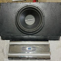 15 Inch Q Power in A Box With A 2800 Watt Gravity Amp