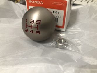 SILVER TYPE-R 5 SPEED MANUAL RACING SHIFT KNOB MT M10X1.5 FITS HONDA ACURA JDM
