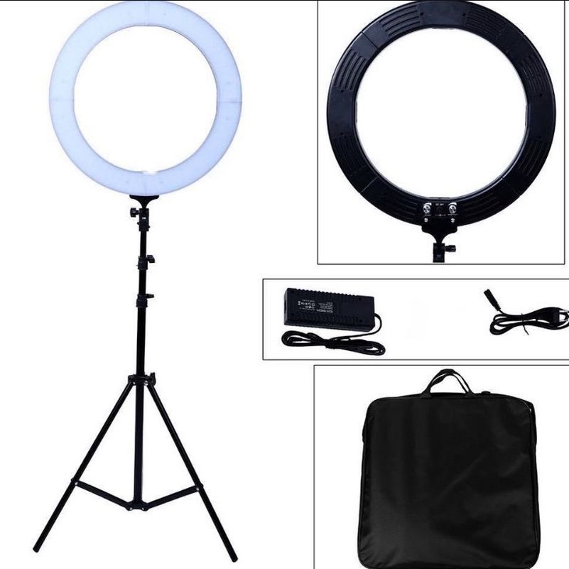 RING LIGHT 18” INCHES WITH STAND!!!