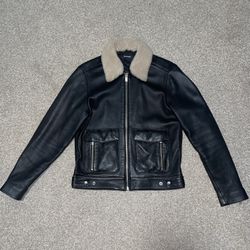 The Kooples Leather Jacket with Removable Shearling 