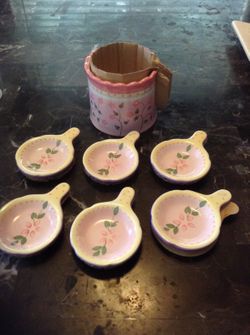 Flowers pink candle holders party lite